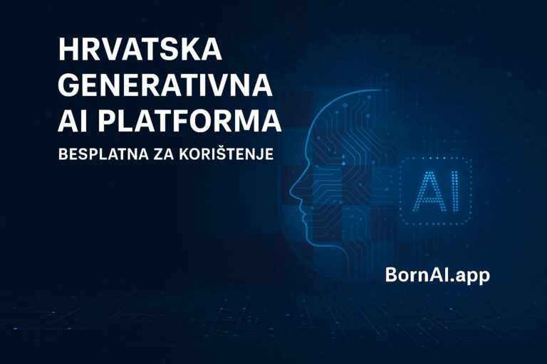 bornAI.app: prva hrvatska generativna AI platforma za pisanje sadržaja (besplatno i spremno za web)