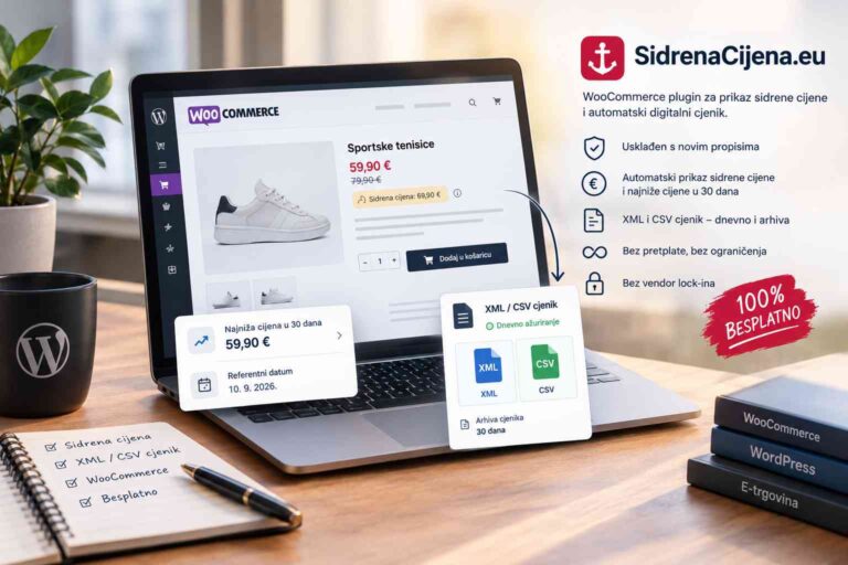 SidrenaCijena.eu besplatni woocommerce wordpress plugin